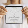 Gift Message Pendant to Fiance from boyfriend