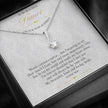 Gift Message Pendant to Fiance from boyfriend