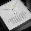 Gift Message pendant to Fiancé