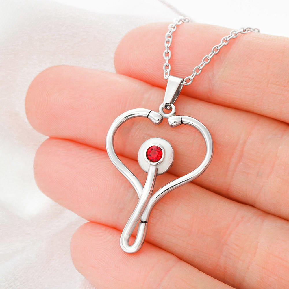 Gift Message pendant to Nurse and Wife