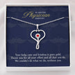 Gift message necklace for Physician Assistant