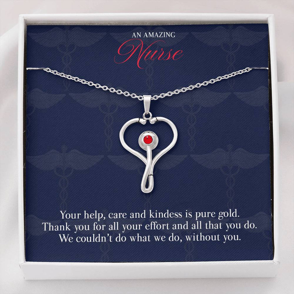 Gift Message pendant for Nurse