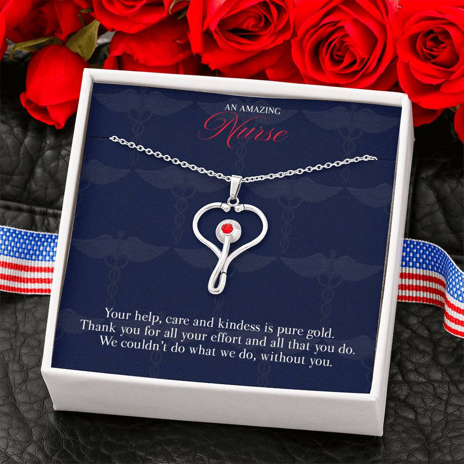Gift Message pendant for Nurse