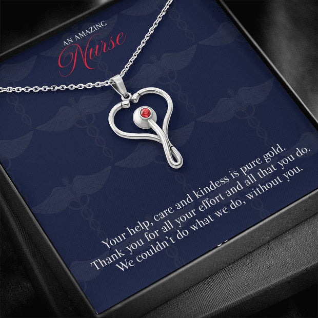 Gift Message pendant for Nurse