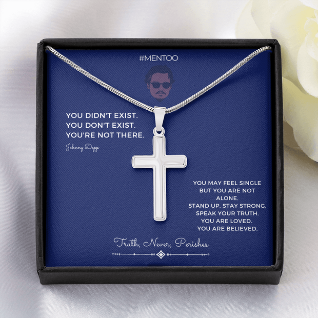 #Mentoo J4J Silver Faith Cross