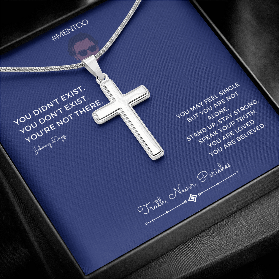 #Mentoo J4J Silver Faith Cross