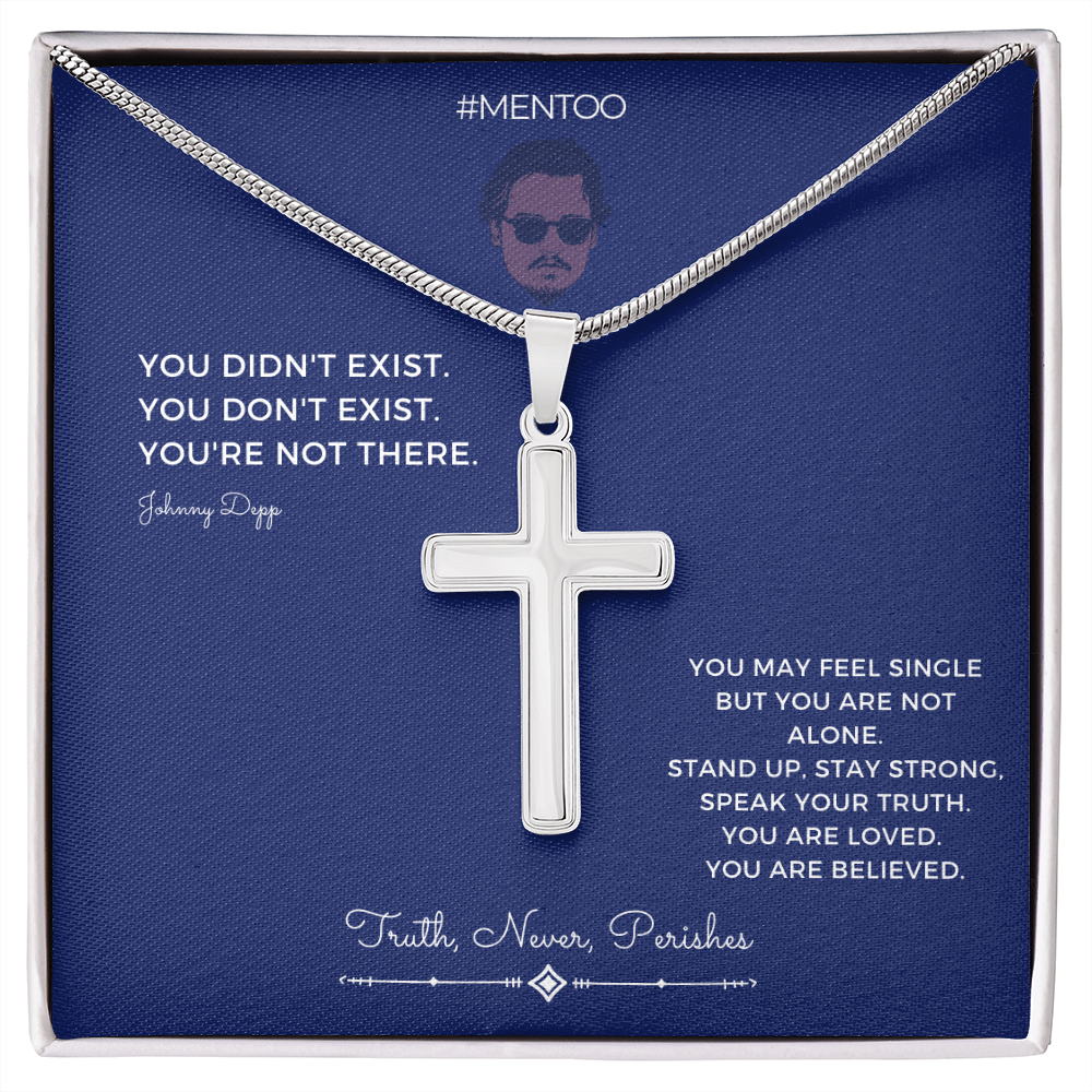 #Mentoo J4J Silver Faith Cross