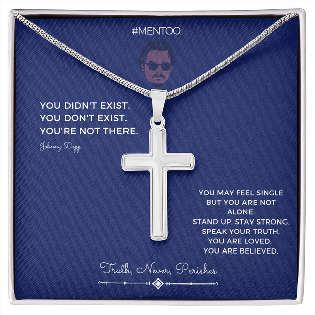 #Mentoo J4J Silver Faith Cross