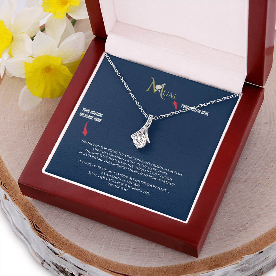 Mothers day Personalised Gift message Pendant