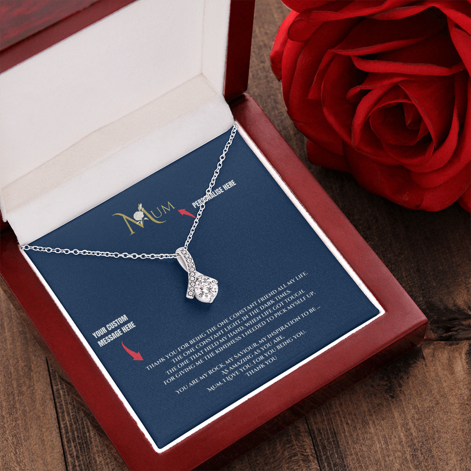 Mothers day Personalised Gift message Pendant