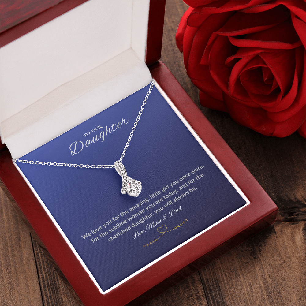 To our cherished daughter