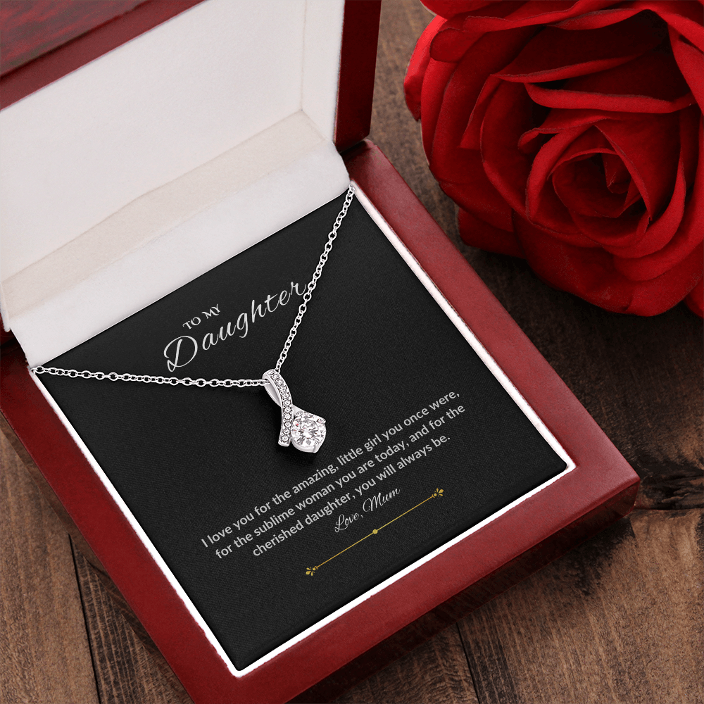 Daughter White Gold necklace from Mum
