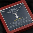 Gift Message pendant for Mother on Wedding day