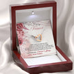 Forever fiance rose gold heart necklace6