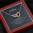 Gift Message necklace from husband to wife