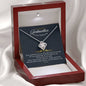 Gift message necklace for Godmother on your wedding day