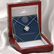 The Gift Message jewelled Love Knot