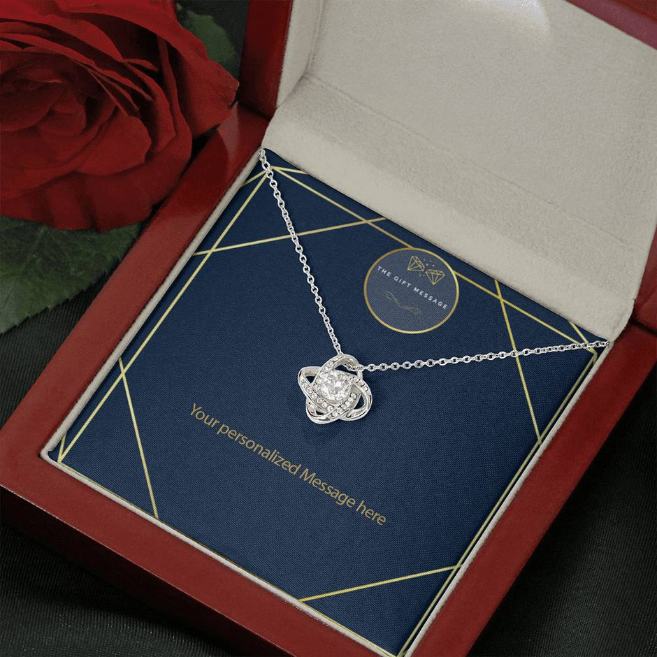 The Gift Message jewelled Love Knot