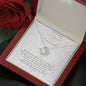 Gift Message Love knot pendant to Fiance