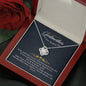 Gift message necklace for Godmother on your wedding day