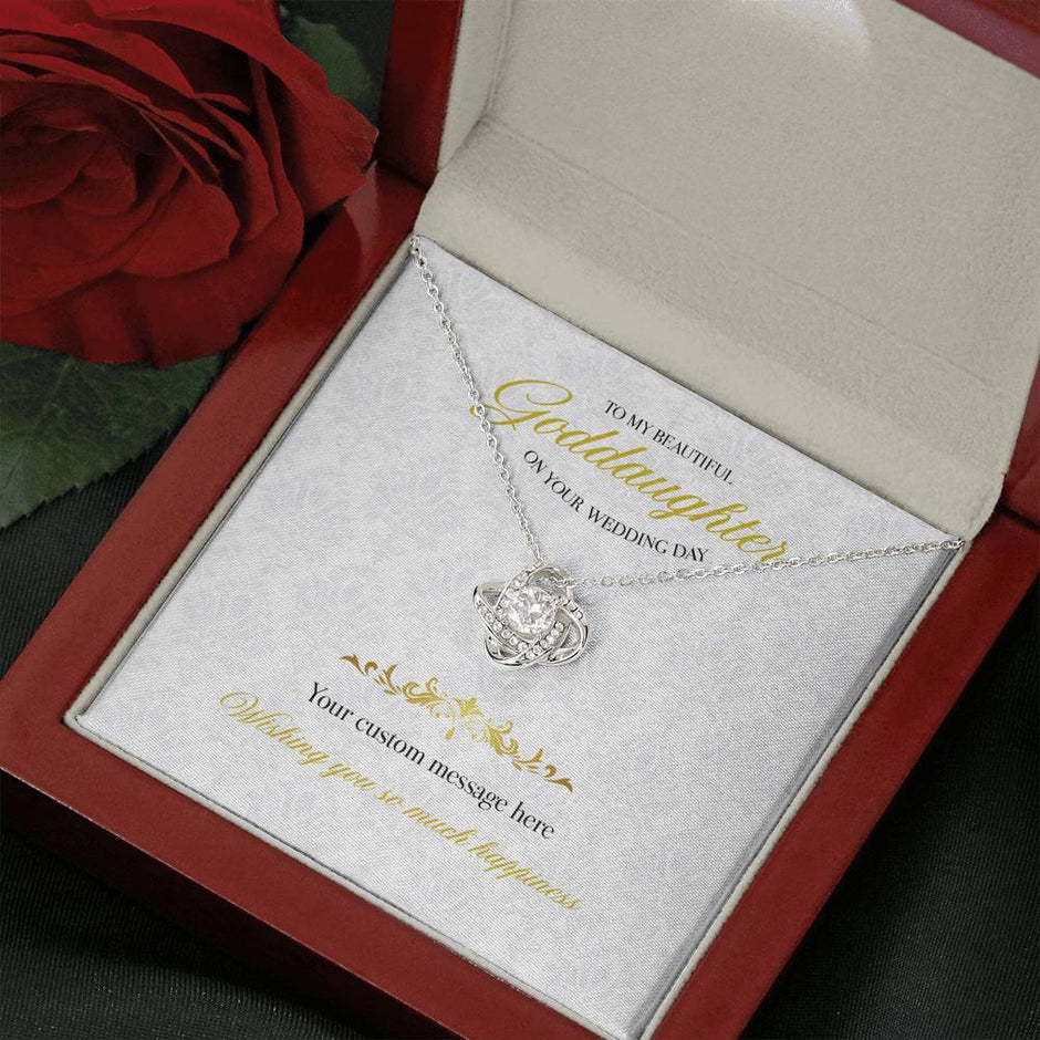 Personalized Goddaughter gift necklace