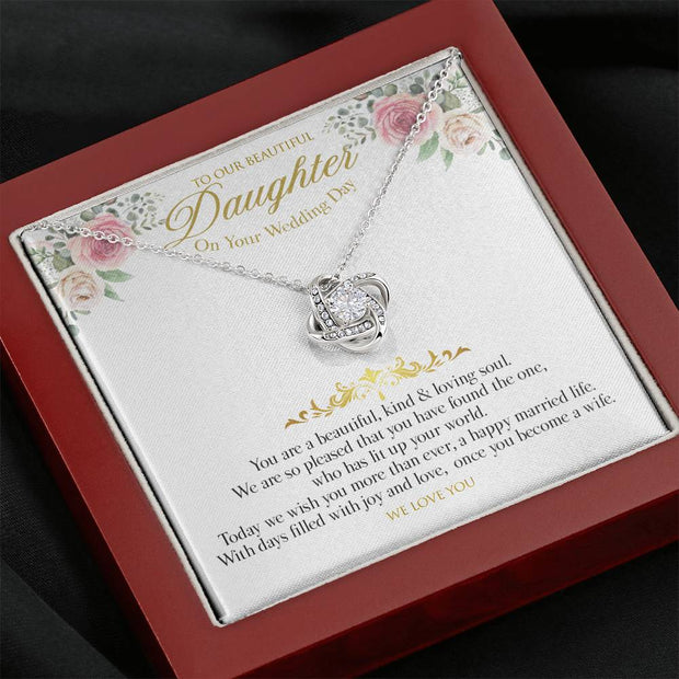 Gift Message White Wedding daughter