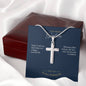 Gift message Cross for Godson