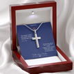 #Mentoo J4J Silver Faith Cross