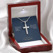 Gift message Cross for Godson