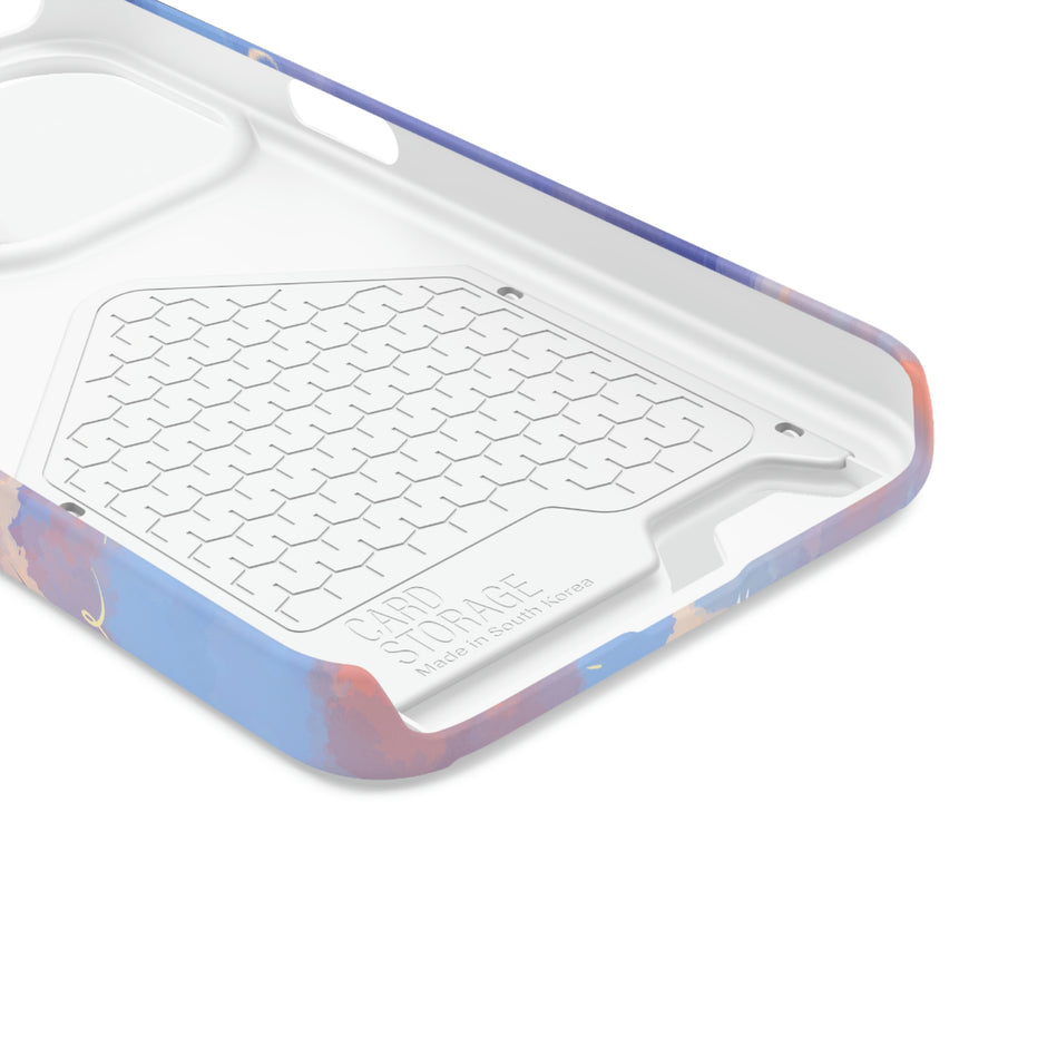 Self belief Mantra Cloud Phone Case With Card Holder