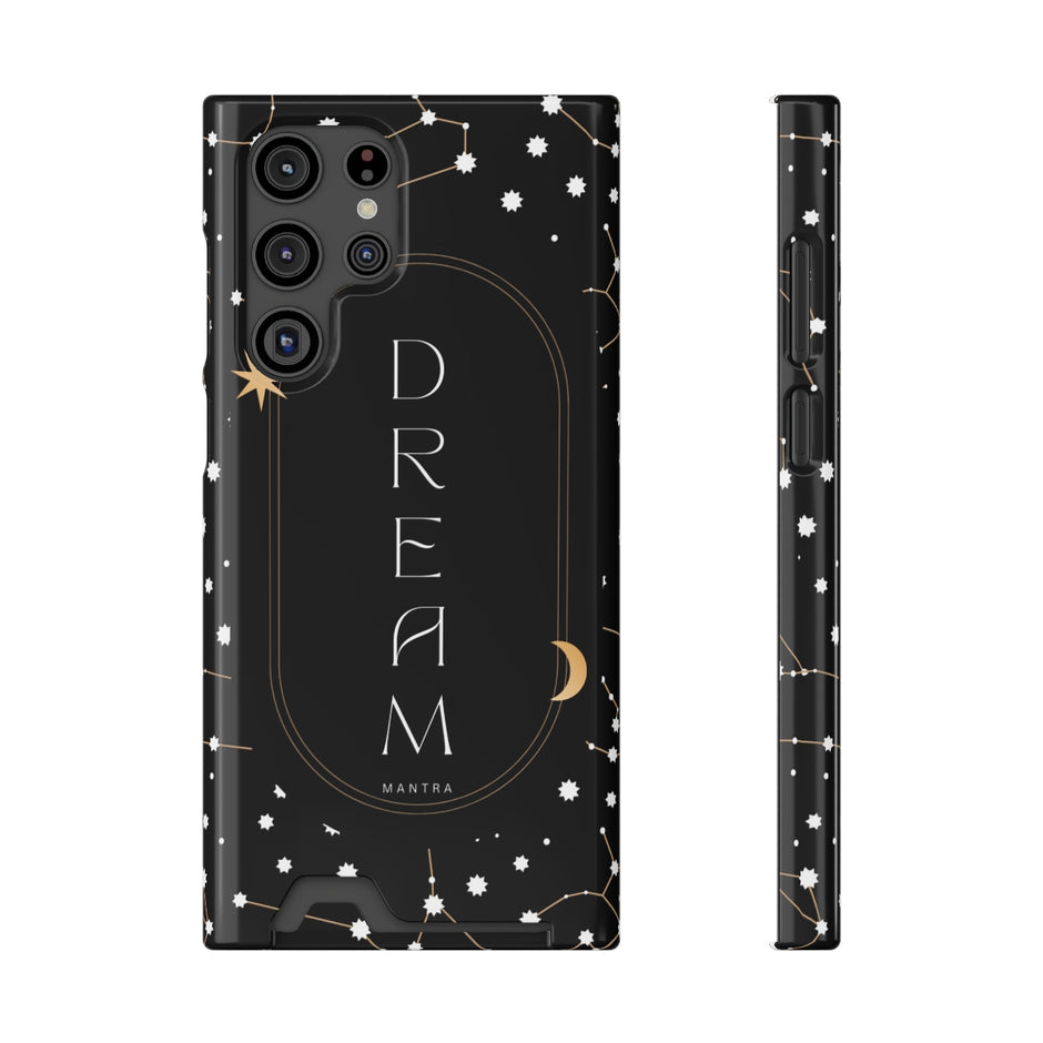 Mantra Dream Phone Case With Card Holder