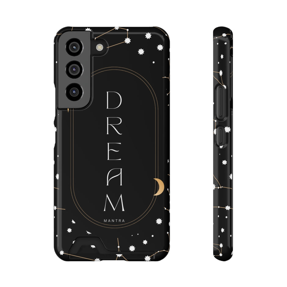 Mantra Dream Phone Case With Card Holder