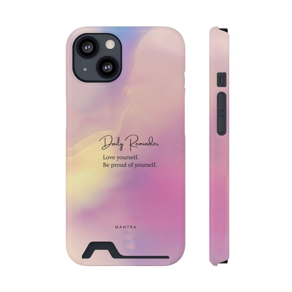 She Mantra Love yourself Phone Case