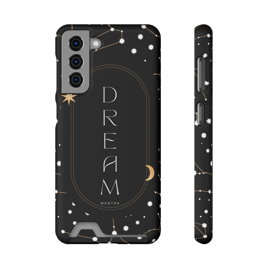 Mantra Dream Phone Case With Card Holder