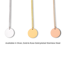 Load image into Gallery viewer, Baby Mama New Baby Birth Details Necklace
