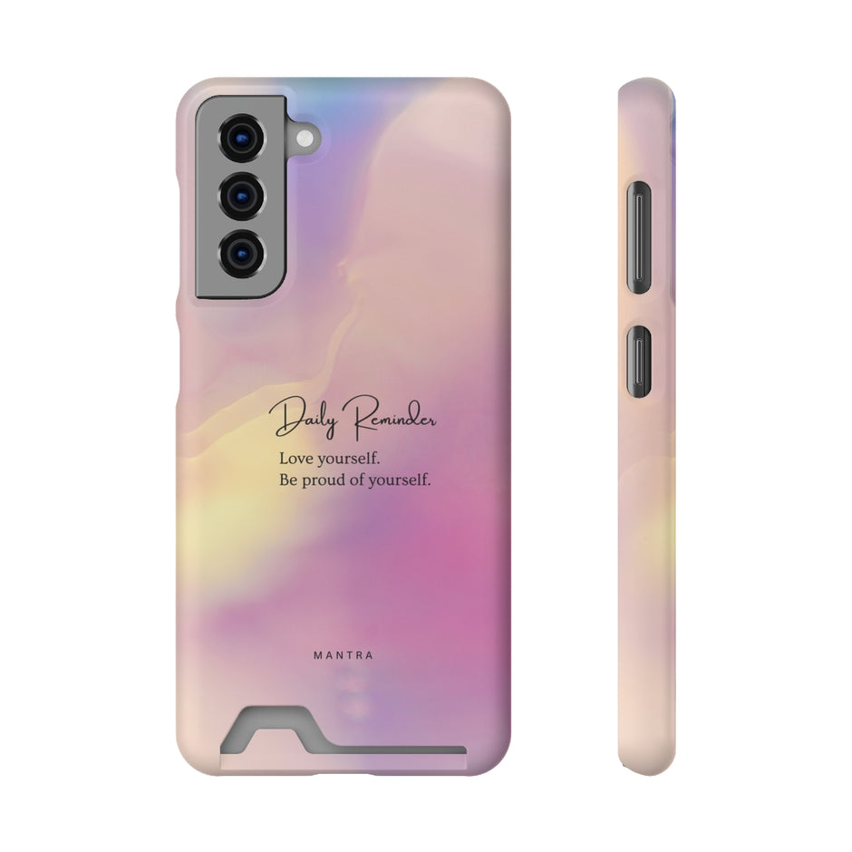 She Mantra Love yourself Phone Case