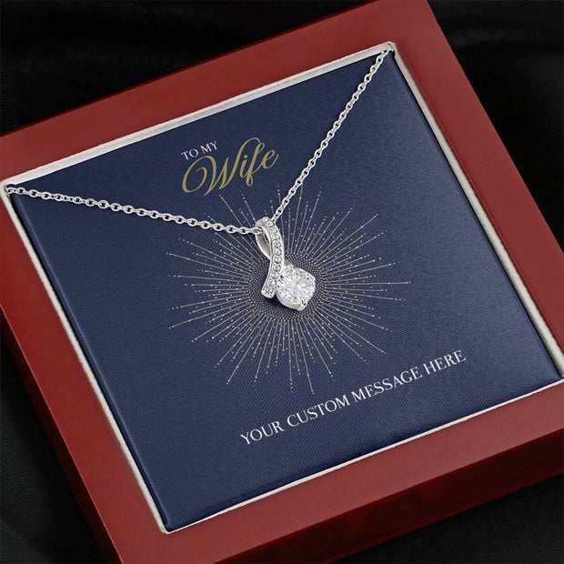 Custom Gift Message Radiance Necklace
